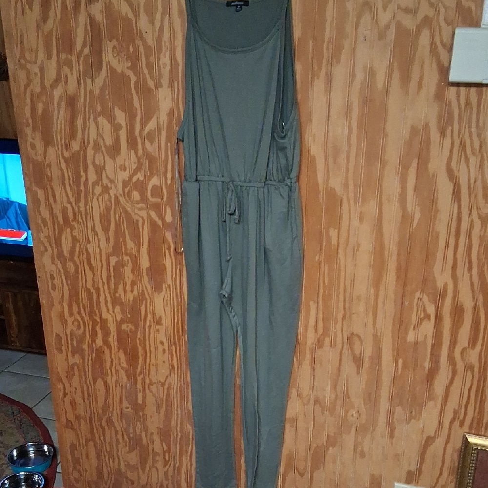Ambiance Olive Green Jumpsuit